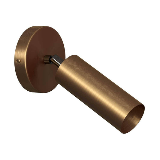Fermaluce Metal faretto orientabile in metallo con paralume Tub-E14, - Bulby