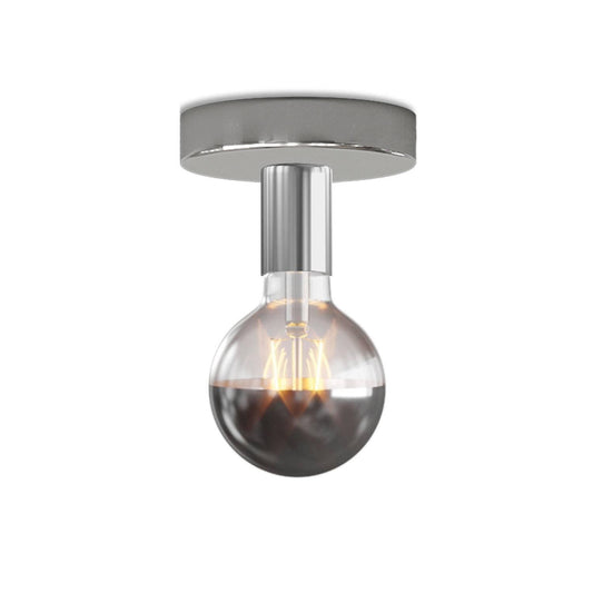 Lampada Fermaluce in metallo con lampadina Globo - Bulby